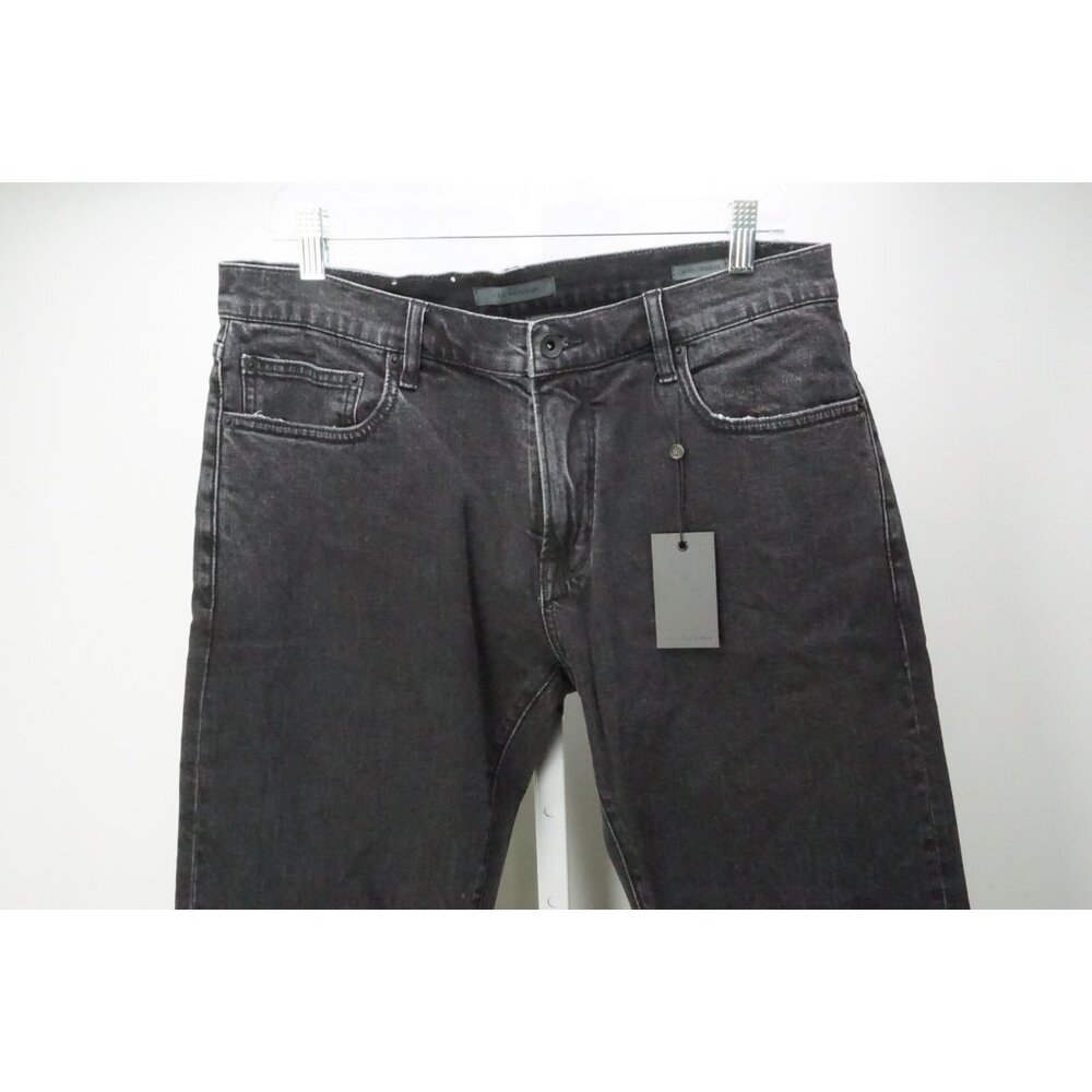 John Varvatos JV701-Regular Black Wash Cotton Blend Jeans Sz 32 BRAND NEW